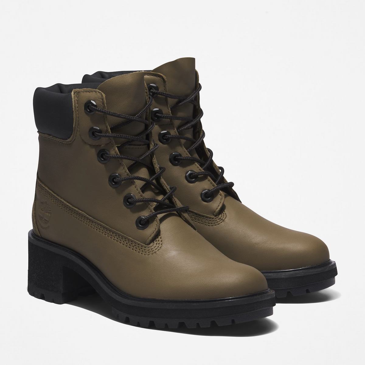 Timberland 6-Inch Boots~Vandtætte Vandtætte Støvler Dame Olivengrøn | VPAR38241
