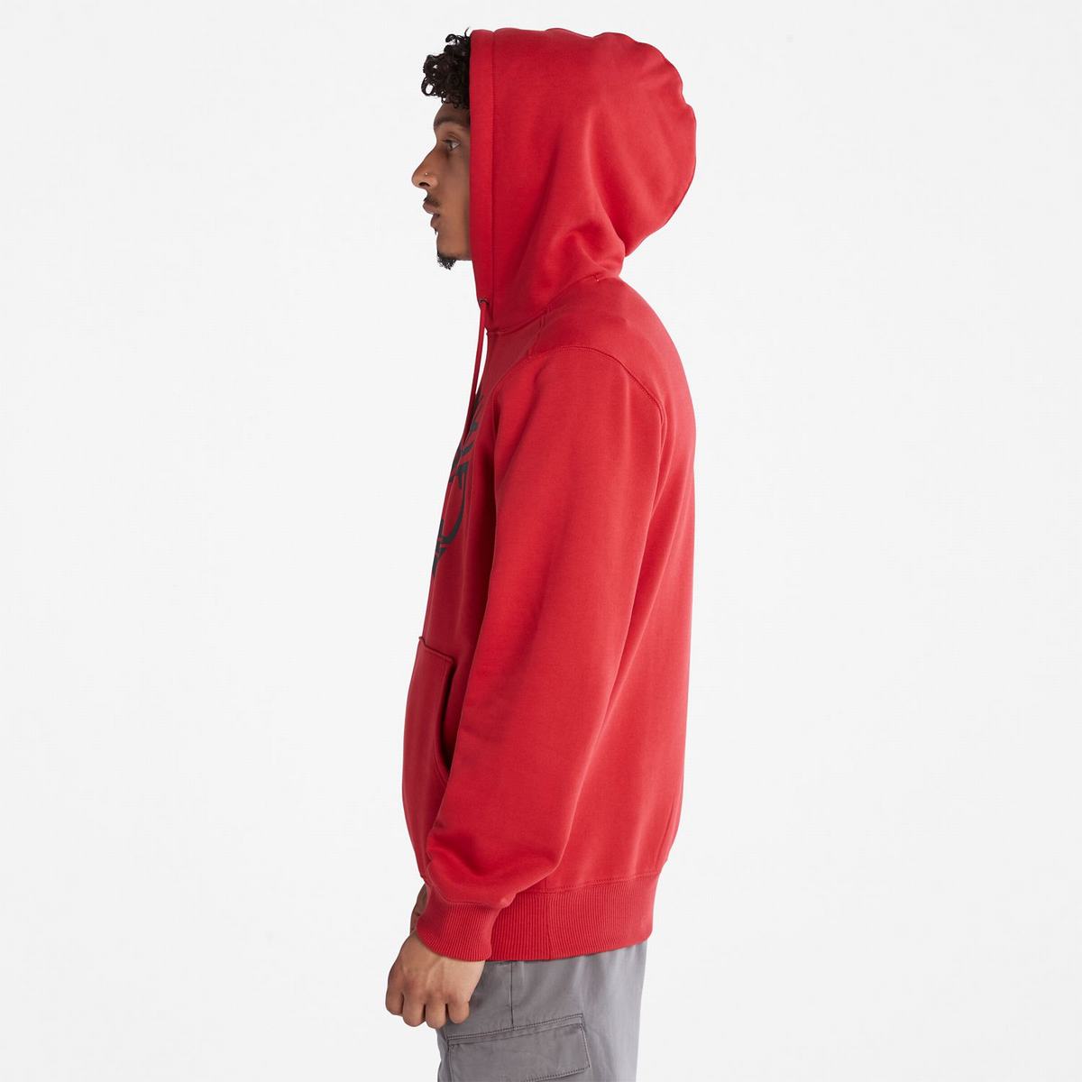 Timberland Sweatshirts Herre Dyb Rød Sort | TURS52460