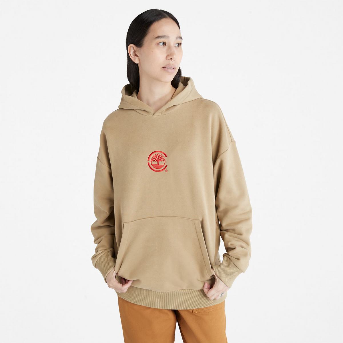 Timberland T Shirts Dame Khaki | XJEH51976
