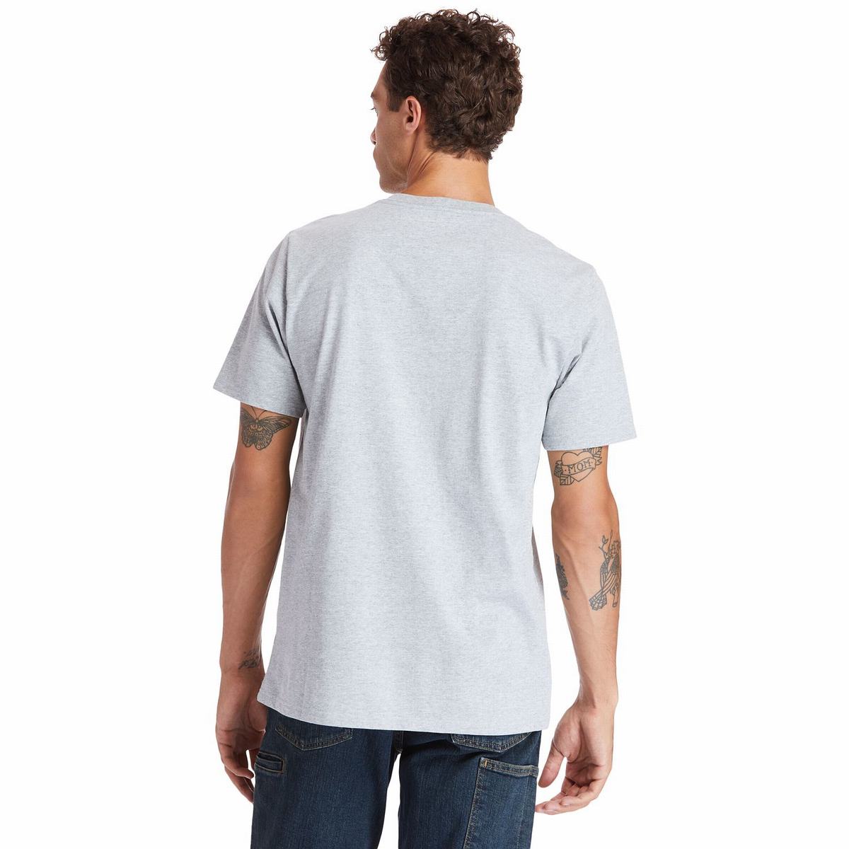 Timberland T Shirts Herre Grå | HDTP97624