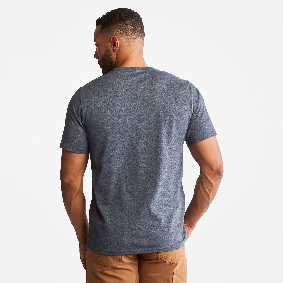 Timberland T Shirts Herre Mørkeblå | LUFY92106