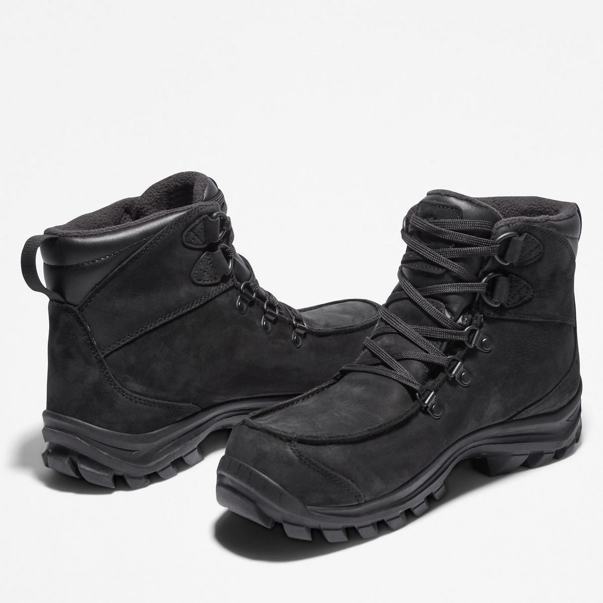 Timberland Vandtætte~Vandre Boots Vandrestøvler Herre Sort | DFQE06172